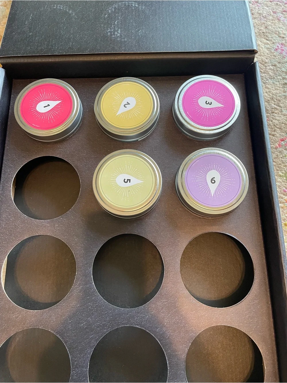 Open Box Trader Joes 12 Days Scented Candles Mixed Soy Wax Blends 5 new left